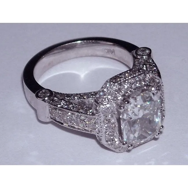 GB 851 Carat Natural Earth Mined Diamond Engagement Ring Band Set Radiant Cut Rings GB 851 Carat Natural Earth Mined Diamond Engagement Ring Band Set Radiant Cut Rings