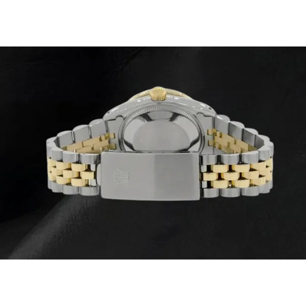 GB Bracelets Rolex Stick Dial Datejust Men Watch Ss Gold Jubilee Bracelet QUICK SET