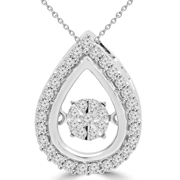 GB Necklaces Ladies Pendant Necklace 540 Carats Round Cut Natural Earth Mined Diamonds White Gold 14K GB Necklaces Ladies Pendant Necklace 540 Carats Round Cut Natural Earth Mined Diamonds White Gold 14K