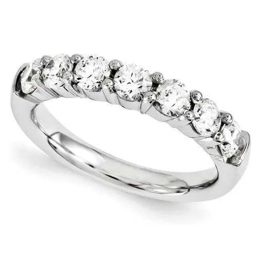 GB Rings 105 Carats Natural Earth Mined Diamond Anniversary Band White Gold 14K Jewelry GB Rings 105 Carats Natural Earth Mined Diamond Anniversary Band White Gold 14K Jewelry