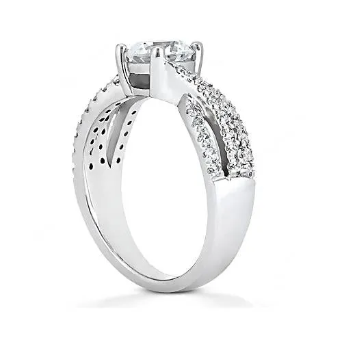 GB Rings 245 Ct Natural Earth Mined Diamond Engagement Ring Twisted Shank New Jewelry