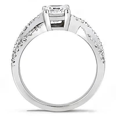 GB Rings 245 Ct Natural Earth Mined Diamond Engagement Ring Twisted Shank New Jewelry