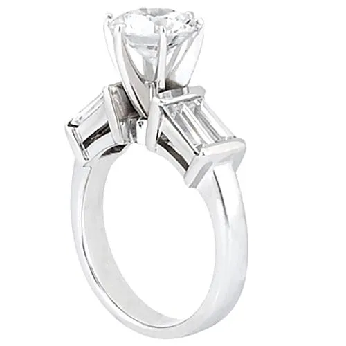 GB Rings 251 Carats Natural Earth Mined Diamond Engagement Ring White Gold Jewelry