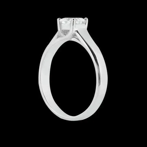 GB Rings 2 Carat Trellis Setting Princess Natural Earth Mined Diamond Ring