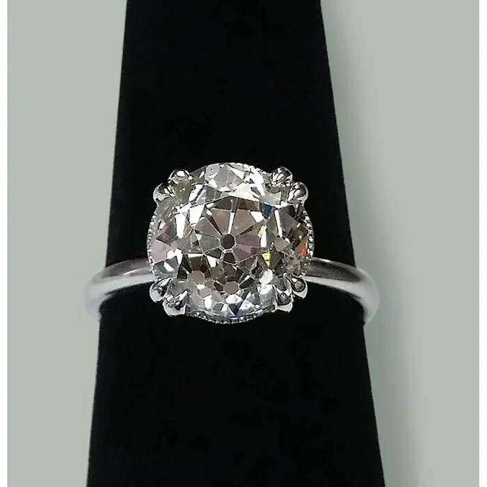 GB Rings 7 Carat Engagement Lab Grown Diamond Ring