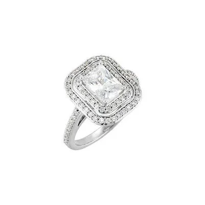 GB Rings Emerald Halo Round Natural Earth Mined Diamond Engagement Ring 221 Carat White Gold 14K GB Rings Emerald Halo Round Natural Earth Mined Diamond Engagement Ring 221 Carat White Gold 14K