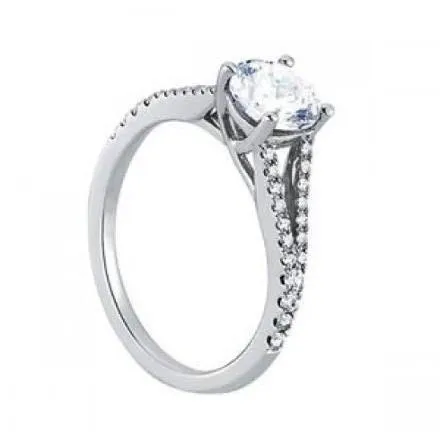 GB Rings Solitaire With Accents Round Natural Earth Mined Diamond 150 Carats Ring White Gold 14K GB Rings Solitaire With Accents Round Natural Earth Mined Diamond 150 Carats Ring White Gold 14K