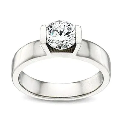 GB Rings White Gold Solitaire 3 Carat Natural Earth Mined Diamond Engagement Ring GB Rings White Gold Solitaire 3 Carat Natural Earth Mined Diamond Engagement Ring