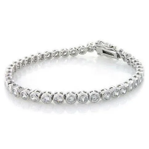 GB White Gold 14K Round Real Natural Earth Mined Diamond Tennis Bracelet Women Jewelry 12 Ct Bracelets GB White Gold 14K Round Real Natural Earth Mined Diamond Tennis Bracelet Women Jewelry 12 Ct Bracelets