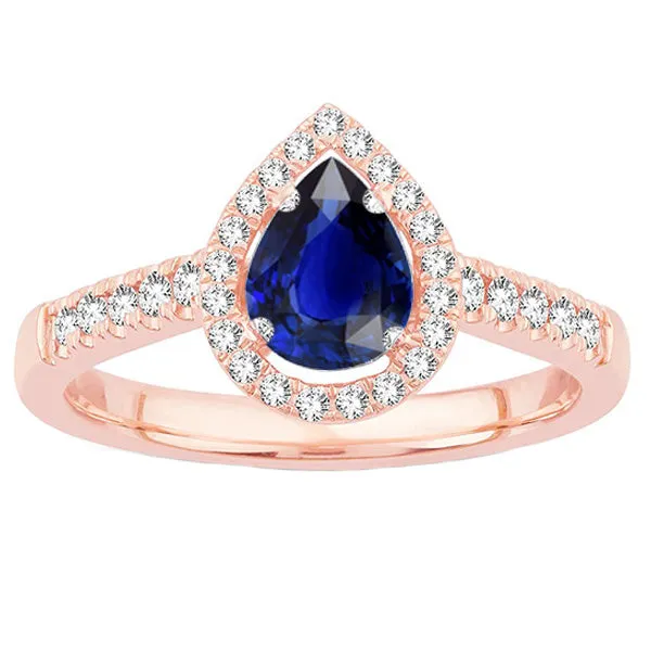 Halo Natural Earth Mined Diamond Engagement Ring Pear Blue Sapphire 350 Carats HarryChadEntcom Rings Halo Natural Earth Mined Diamond Engagement Ring Pear Blue Sapphire 350 Carats HarryChadEntcom Rings