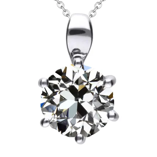 HarryChadEntcom Necklaces Old Cut Mined Diamond Solitaire Pendant 350 Carats Gold 14K HarryChadEntcom Necklaces Old Cut Mined Diamond Solitaire Pendant 350 Carats Gold 14K