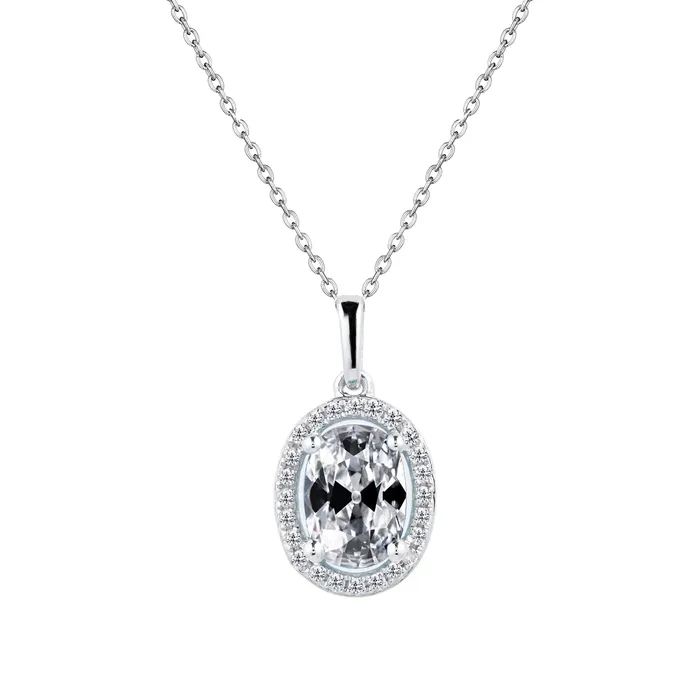 HarryChadEntcom Necklaces Oval Old Cut Pendant 350 Carats Necklace New Natural Diamond HarryChadEntcom Necklaces Oval Old Cut Pendant 350 Carats Necklace New Natural Diamond
