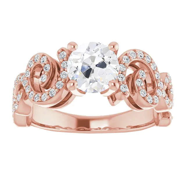 HarryChadEntcom Rings 5 Carats Old Miner Real Natural Earth Mined Diamond Ring Twisted Antique Style Jewelry HarryChadEntcom Rings 5 Carats Old Miner Real Natural Earth Mined Diamond Ring Twisted Antique Style Jewelry