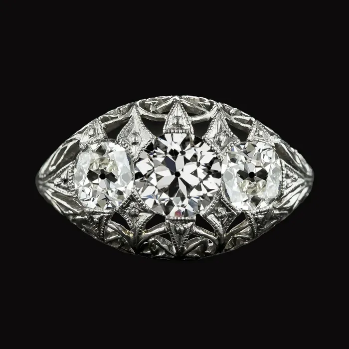 HarryChadEntcom Rings 5ct Antique Looking Bridal Ring Natural Earth Mined Diamond HarryChadEntcom Rings 5ct Antique Looking Bridal Ring Natural Earth Mined Diamond