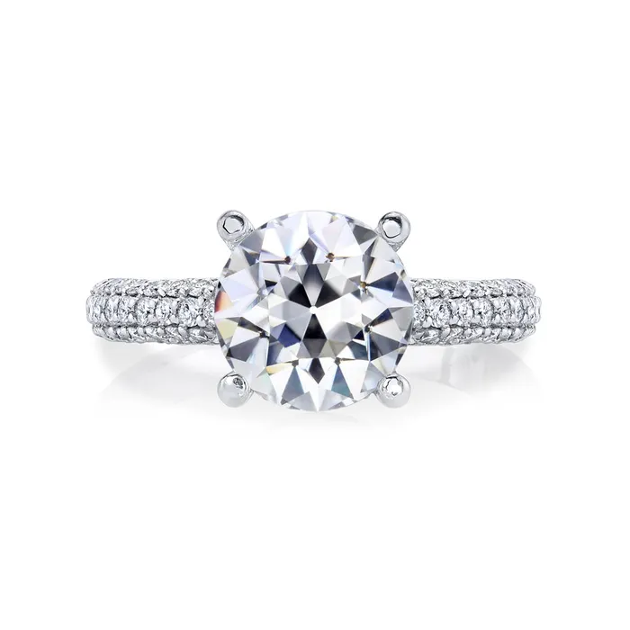 HarryChadEntcom Rings Anniversary Ring Round Old Cut Natural Earth Mined Diamond Gold Ladies Jewelry 550 Carats HarryChadEntcom Rings Anniversary Ring Round Old Cut Natural Earth Mined Diamond Gold Ladies Jewelry 550 Carats