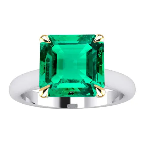 HarryChadEntcom Rings Big Asscher Green Emerald Ring