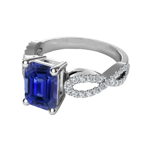 HarryChadEntcom Rings Natural Earth Mined Diamond Anniversary Ring Emerald Sapphire 350 Carats Infinity Style HarryChadEntcom Rings Natural Earth Mined Diamond Anniversary Ring Emerald Sapphire 350 Carats Infinity Style