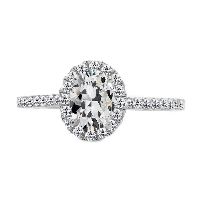 HarryChadEntcom Rings Oval And Round Old Miner Natural Diamond Engagement Ring 4 Carats Halo Jewelry HarryChadEntcom Rings Oval And Round Old Miner Natural Diamond Engagement Ring 4 Carats Halo Jewelry