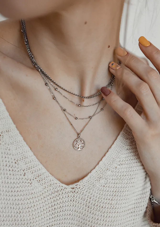 Hey Happiness Necklaces Tree of Life Pendant Sterling Silver