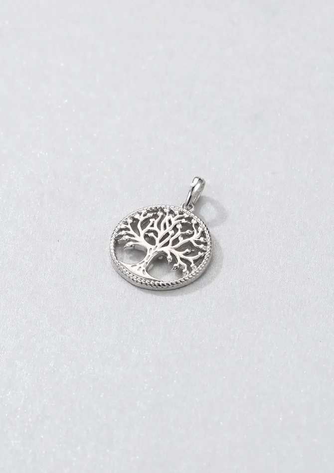 Hey Happiness Necklaces Tree of Life Pendant Sterling Silver