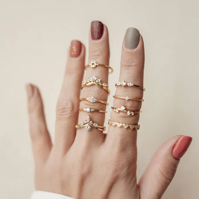 Hey Happiness Rings Holding Hearts Ring Sterling Silver Gold Hey Happiness Rings Holding Hearts Ring Sterling Silver Gold