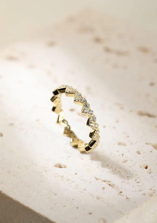 Hey Happiness Rings Holding Hearts Ring Sterling Silver Gold Hey Happiness Rings Holding Hearts Ring Sterling Silver Gold