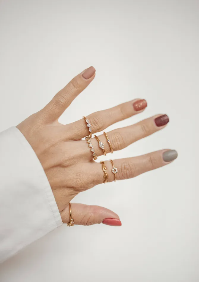Hey Happiness Rings Holding Hearts Ring Sterling Silver Gold Hey Happiness Rings Holding Hearts Ring Sterling Silver Gold