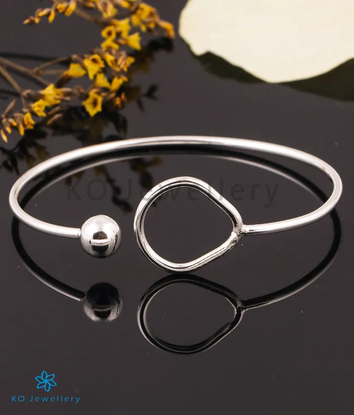Imported Bracelets The Dual Silver Openable Bracelet