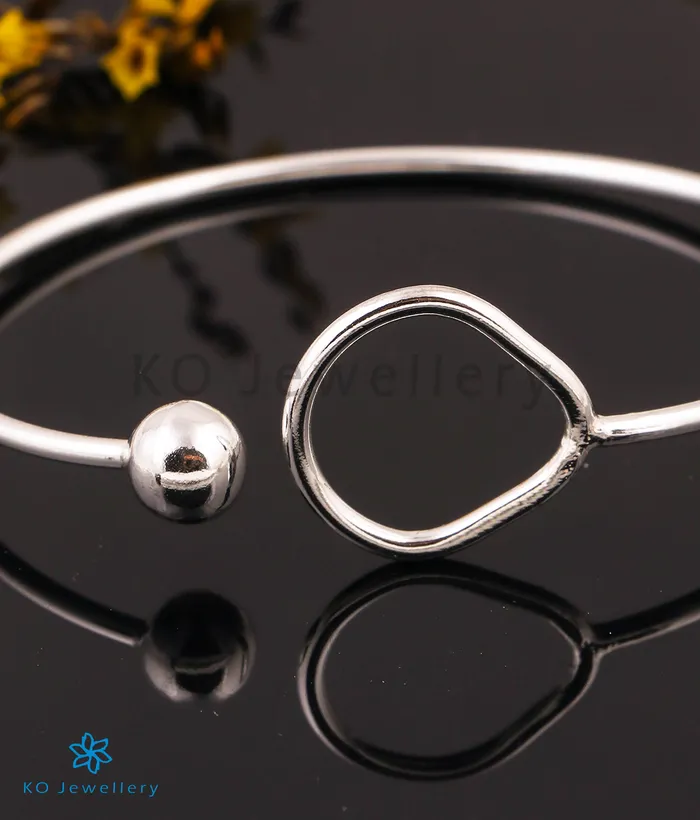 Imported Bracelets The Dual Silver Openable Bracelet