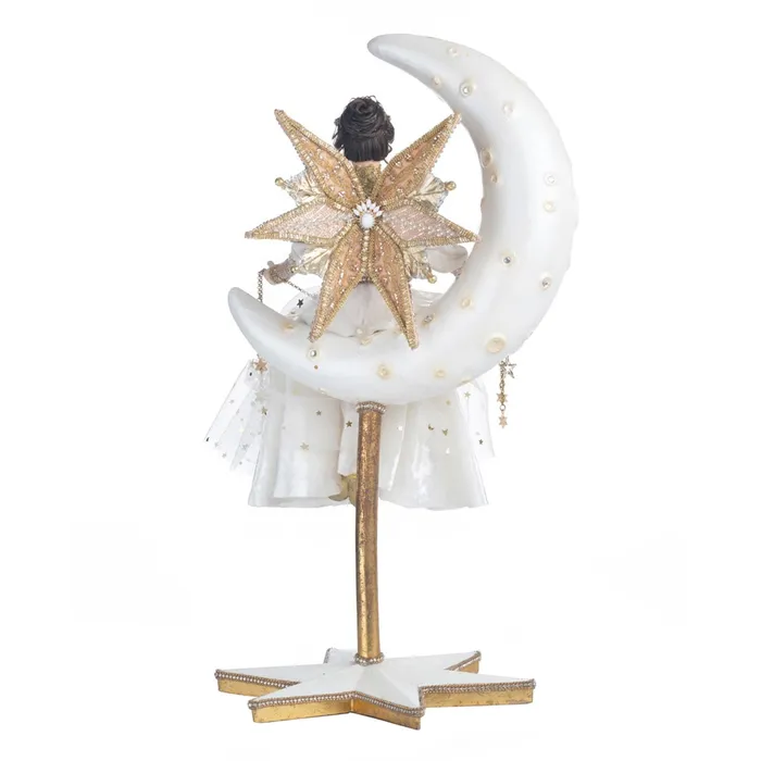Katherines Collection 2023 Starry Nights 18Celestial Angel On Moon WhiteGold Katherines Collection Earrings Katherines Collection 2023 Starry Nights 18Celestial Angel On Moon WhiteGold Katherines Collection Earrings