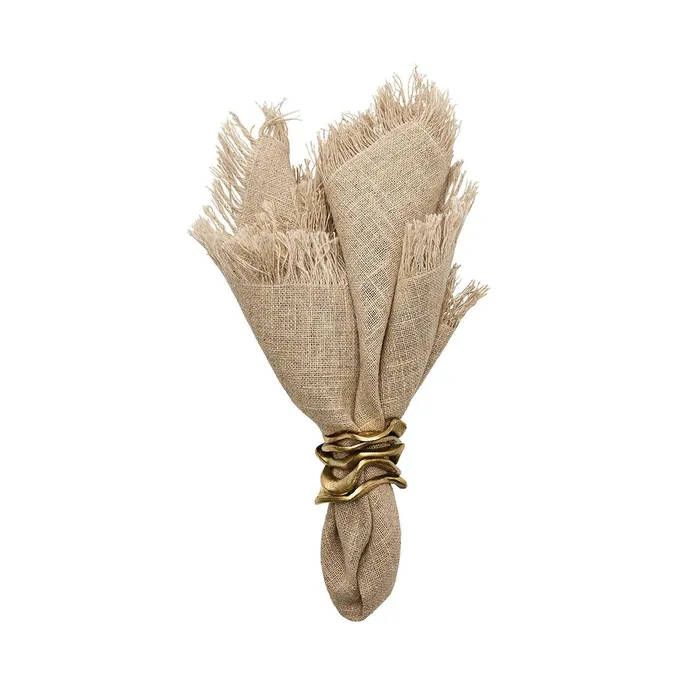 Kim Seybert Fringe Napkin In Natural Silver Kim Seybert Earrings Kim Seybert Fringe Napkin In Natural Silver Kim Seybert Earrings