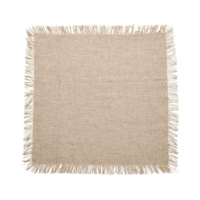 Kim Seybert Fringe Napkin In Natural Silver Kim Seybert Earrings Kim Seybert Fringe Napkin In Natural Silver Kim Seybert Earrings