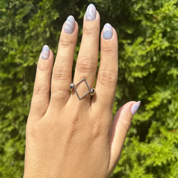 MyCONQUERing Rings DiamondShaped Open Element