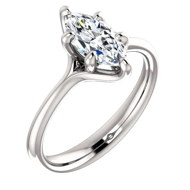 Natural Earth Mined Diamond Solitaire Ring 250 Carats Six Claw Prong Setting White Gold GB Rings Natural Earth Mined Diamond Solitaire Ring 250 Carats Six Claw Prong Setting White Gold GB Rings