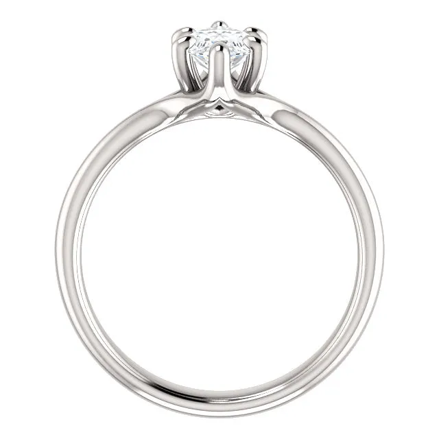 Natural Earth Mined Diamond Solitaire Ring 250 Carats Six Claw Prong Setting White Gold GB Rings Natural Earth Mined Diamond Solitaire Ring 250 Carats Six Claw Prong Setting White Gold GB Rings