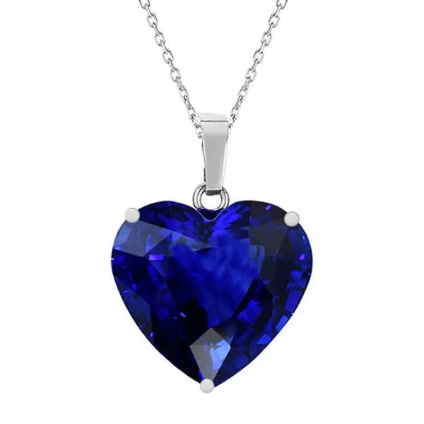 Necklaces Blue Sapphire Solitaire Heart Pendant Slide 14K Gold 4 Carats Jewelry HarryChadEntcom Necklaces Blue Sapphire Solitaire Heart Pendant Slide 14K Gold 4 Carats Jewelry HarryChadEntcom