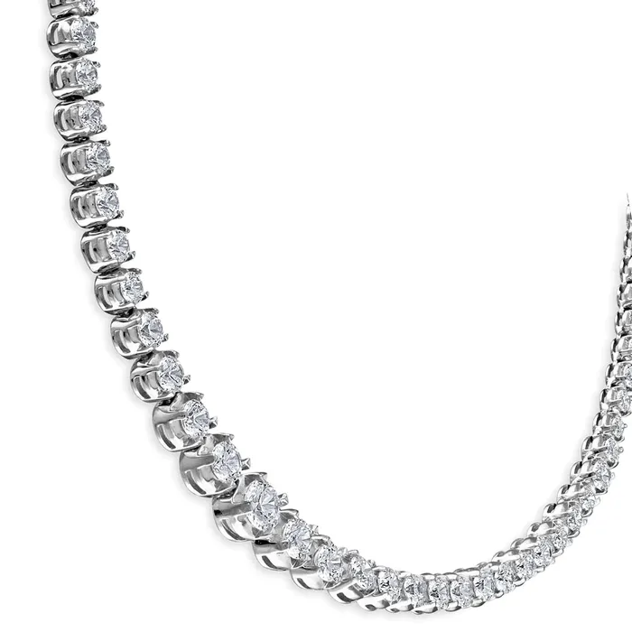 Necklaces GB Tennis Natural Earth Mined Diamond Necklace For Women Necklaces GB Tennis Natural Earth Mined Diamond Necklace For Women