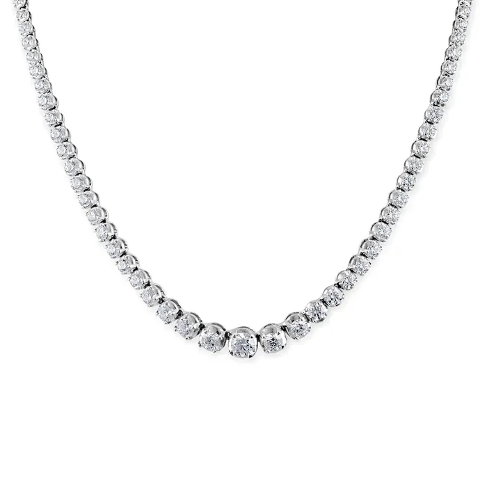 Necklaces GB Tennis Natural Earth Mined Diamond Necklace For Women Necklaces GB Tennis Natural Earth Mined Diamond Necklace For Women