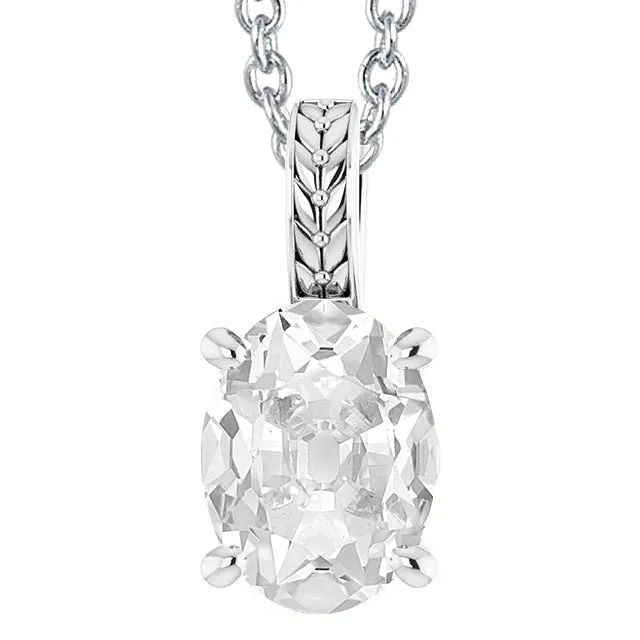 Necklaces HarryChadEntcom Solitaire Genuine Natural Earth Mined Diamond Pendant Slide Oval Old Miner 5 Carats Necklaces HarryChadEntcom Solitaire Genuine Natural Earth Mined Diamond Pendant Slide Oval Old Miner 5 Carats
