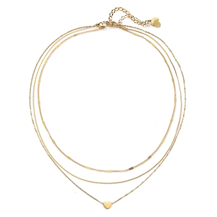 Necklaces Hey Happiness Amore Layering Necklace Set