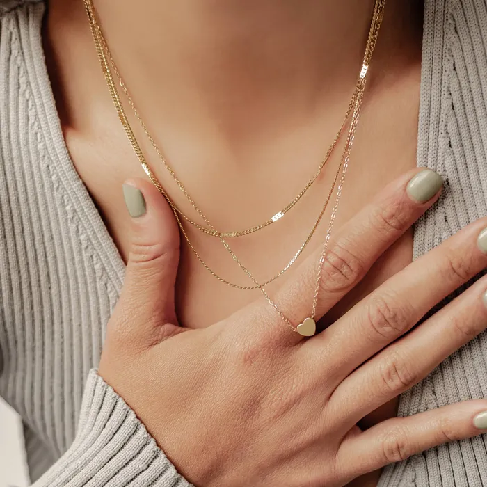 Necklaces Hey Happiness Amore Layering Necklace Set