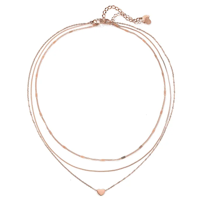 Necklaces Hey Happiness Amore Layering Necklace Set