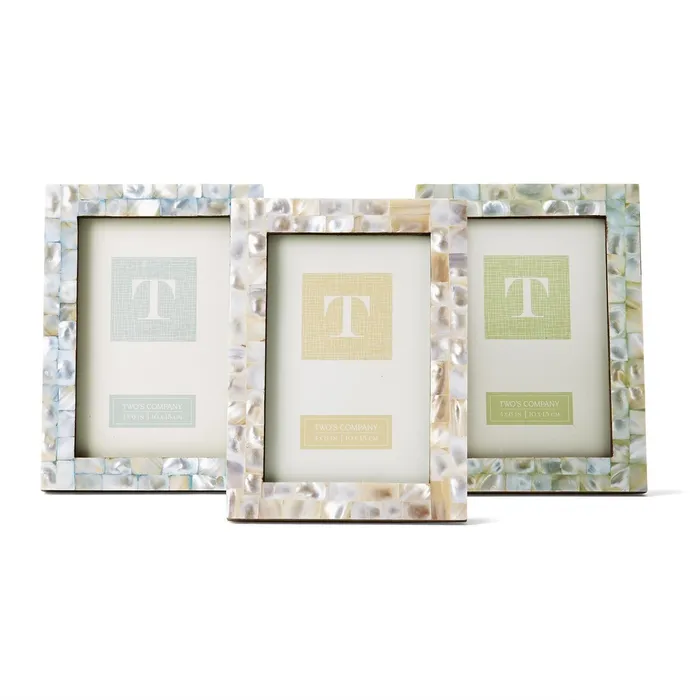 Necklaces Twos Company Pearly Hues 4 X 6 Mother Of Pearl Tiles Photo Frame Assorted 3 Colors Necklaces Twos Company Pearly Hues 4 X 6 Mother Of Pearl Tiles Photo Frame Assorted 3 Colors
