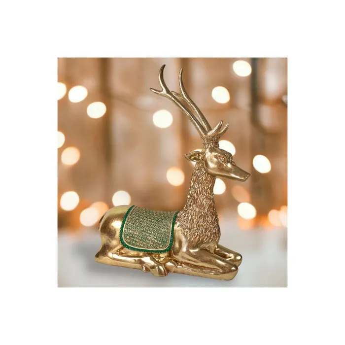 PreStyled Sets December Diamonds December Diamonds Winter Melody 53 Gold Entrance Deer Left Figurine PreStyled Sets December Diamonds December Diamonds Winter Melody 53 Gold Entrance Deer Left Figurine