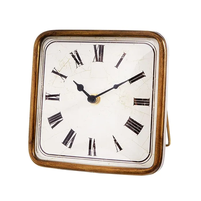 PreStyled Sets Raz Imports Raz Imports 2023 Manor House 625 Antique Gold Square Clock PreStyled Sets Raz Imports Raz Imports 2023 Manor House 625 Antique Gold Square Clock