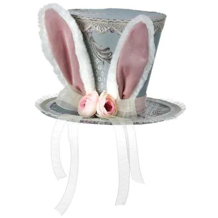 Regency International Paisley Velvet Bunny Ear Hat Regency International Earrings