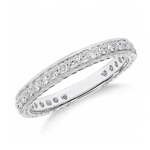 Rings 250 Ct Round Cut Natural Earth Mined Diamonds Ladi Wedding Band 14K White Gold GB Rings 250 Ct Round Cut Natural Earth Mined Diamonds Ladi Wedding Band 14K White Gold GB