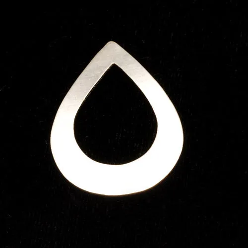 Rings AP Sterling Silver Open Teardrop 295mm 116 x 225mm 89 24 Gauge