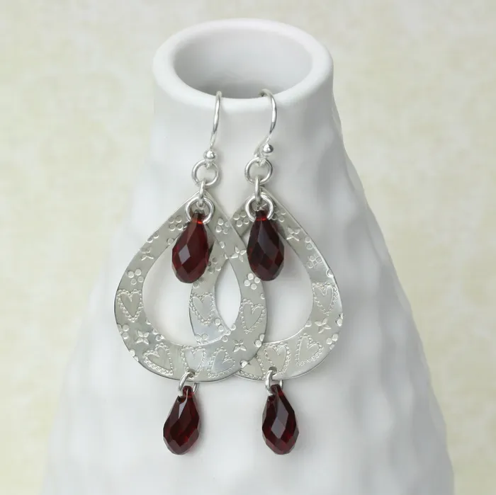 Rings AP Sterling Silver Open Teardrop 295mm 116 x 225mm 89 24 Gauge