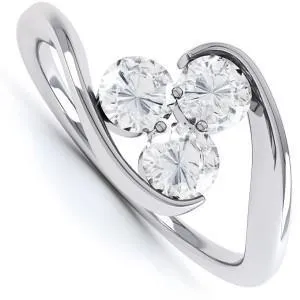 Rings GB Gold Custom Jewelry Three Stone Round Cut Natural Earth Mined Diamond Ring Rings GB Gold Custom Jewelry Three Stone Round Cut Natural Earth Mined Diamond Ring